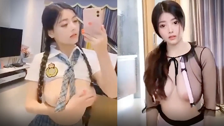 极品反差婊！艺术学院大奶校花私拍流出，二次元挑逗狂干内射